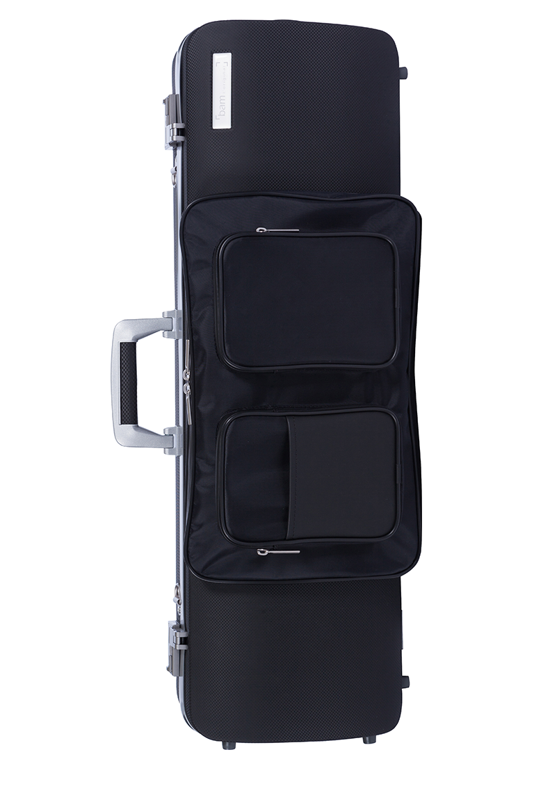 Bam France Hightech Panther Oblong Violin Case with Pocket